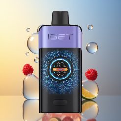 IGET ONE 12000 Puffs Himbeer Traube Eis Einweg Vape Großes Gebogenes Farbdisplay Deutschland Großhandel