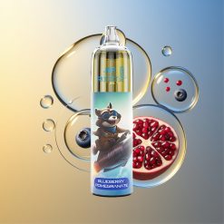 JNR Rocket-X 12400 Puffs Heidelbeere Granatapfel 1.2ohm Mesh Coil Deutschland Großhandel