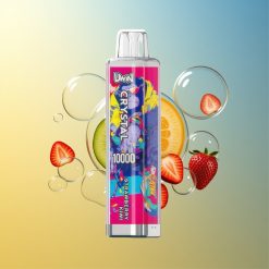 UWIN Crystal 10000 Puffs Erdbeere Kiwi RGB Licht Deutschland Großhandel