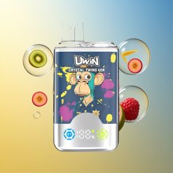 UWIN Crystal Twins 40000 Züge Kiwi Passionsfrucht Guave Himbeere Deutschland Großhandel